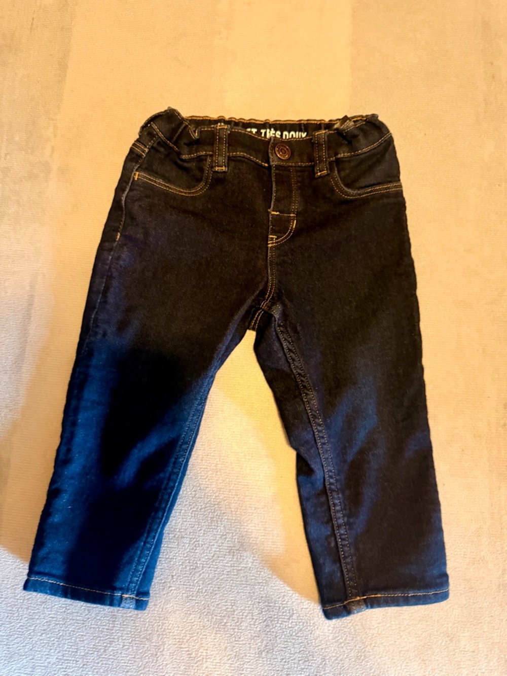 H&M Navy Blue Elastic Waist Kids Jeans
